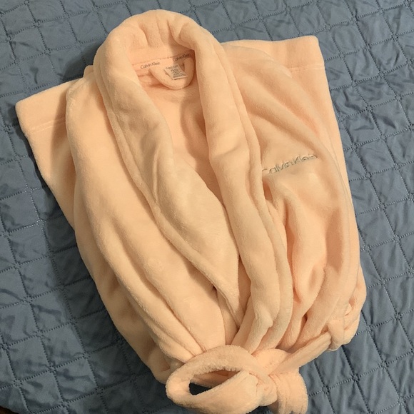 NWT | Calvin Klein Luxe Soft Bathrobe M/L - Picture 1 of 9